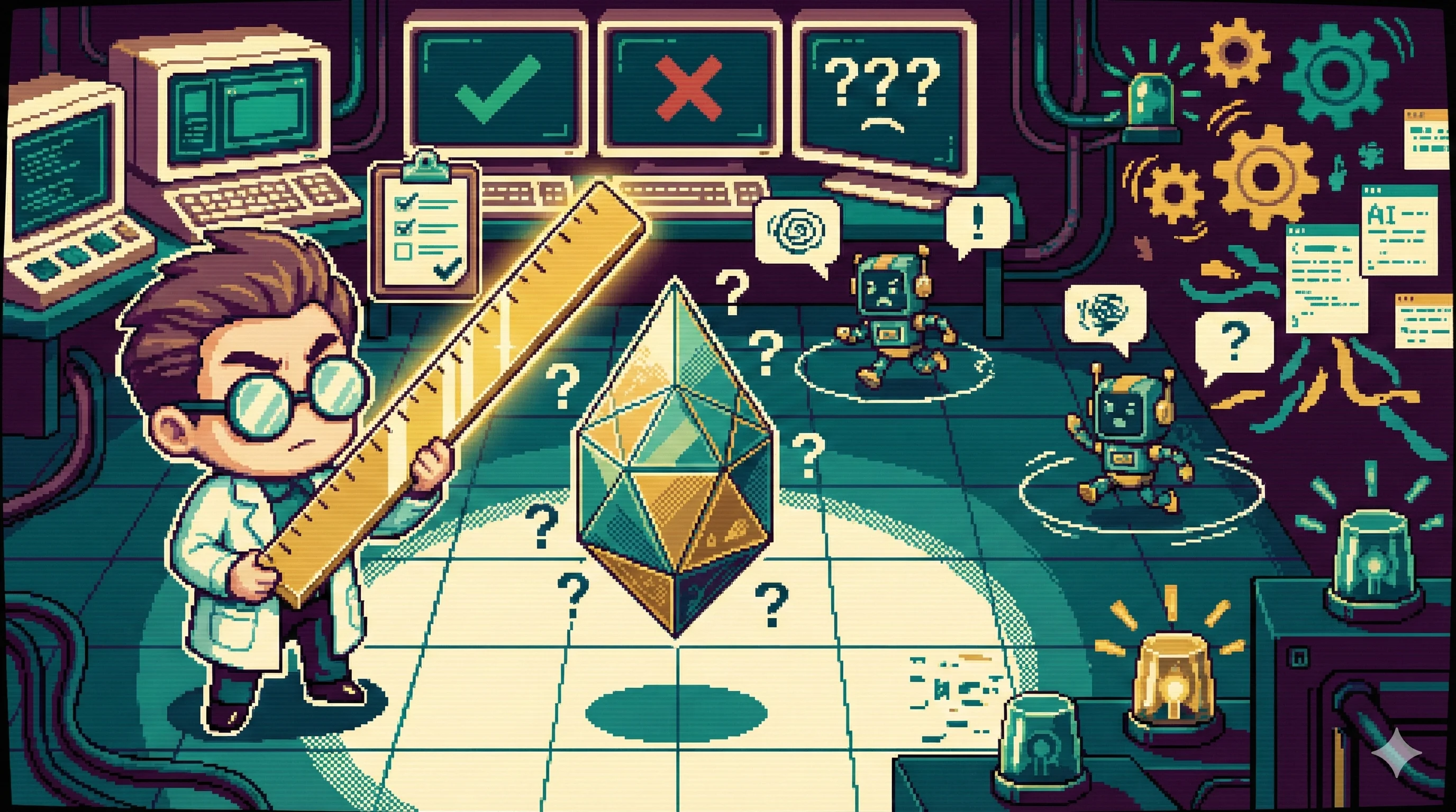 AI 품질 평가의 정확성 기준을 정의하는 모습